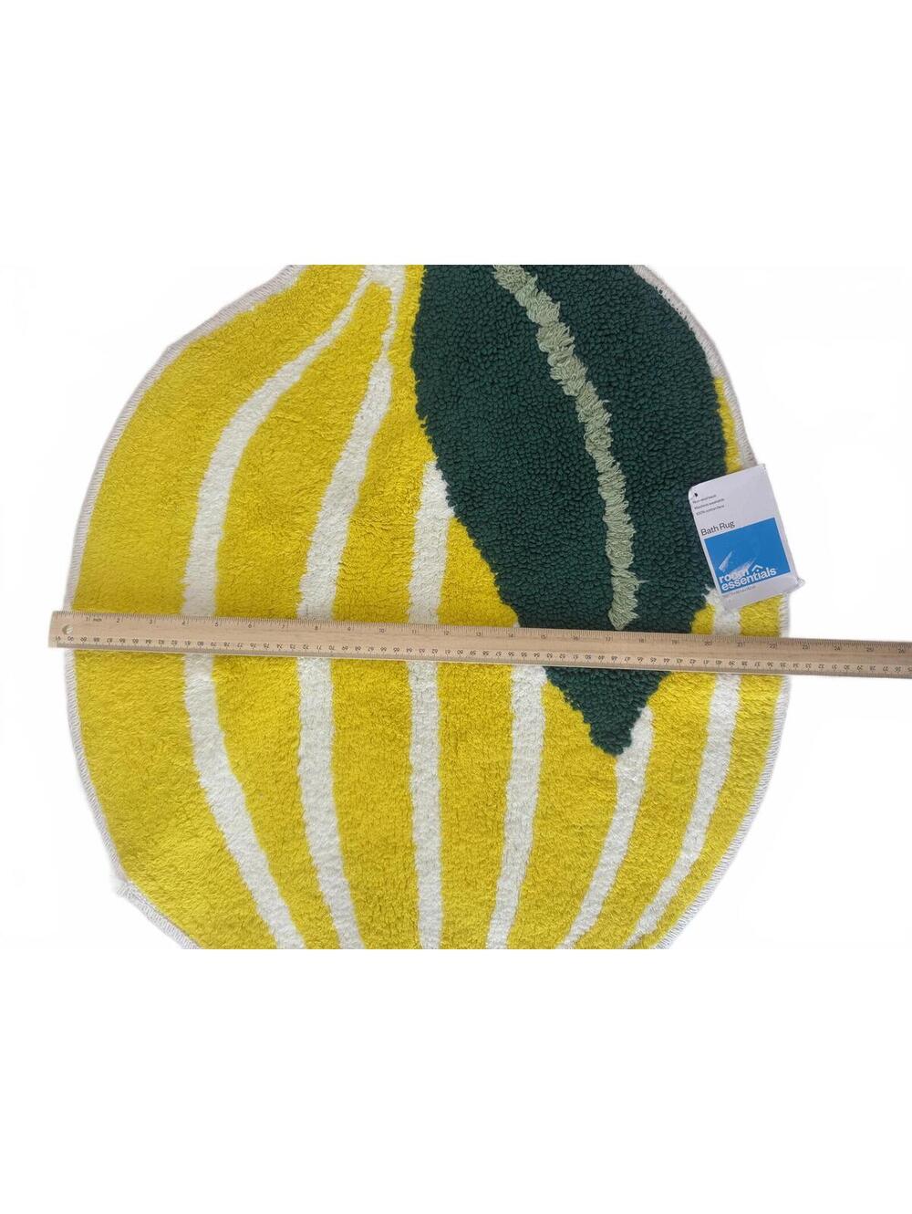 NWT Room Essentials “Lemon” shape Bath Rug cod3 - Picture 4 of 4